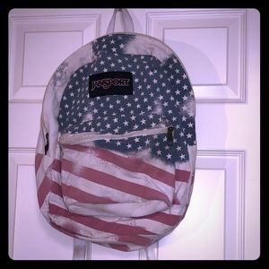 American flag backpack